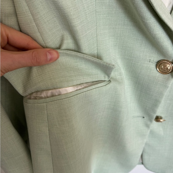 ZARA | Mint Green Oversize Blazer | Medium - Picture 3 of 6